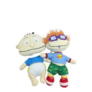 Rugrats Viacom Tommy & Chuckie‎ Plush Dolls Nickelodeon Vintage Nickelodeon